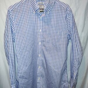 Men's Jos. A. Bank Blue Gingham Shirt